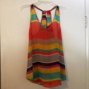 Striped tank top